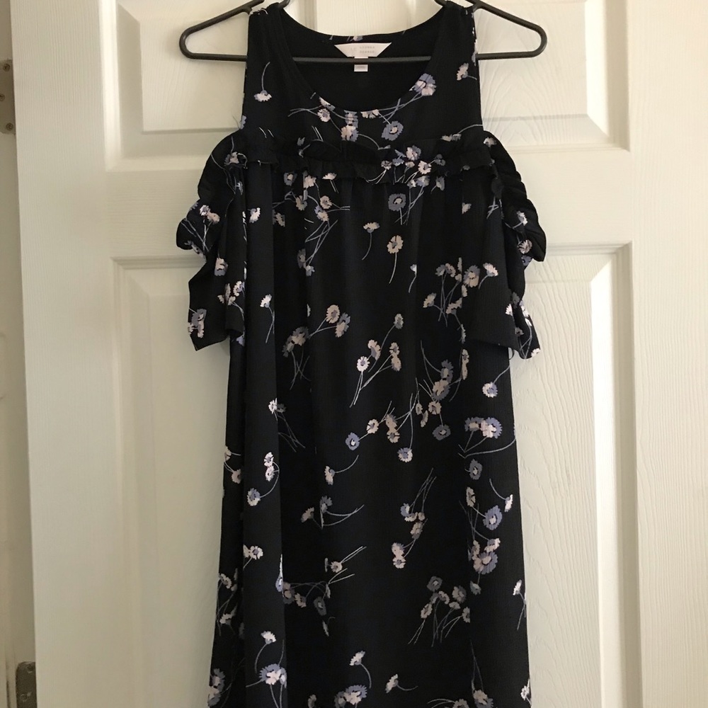 Lauren Conrad Floral Cold Shoulder Dress